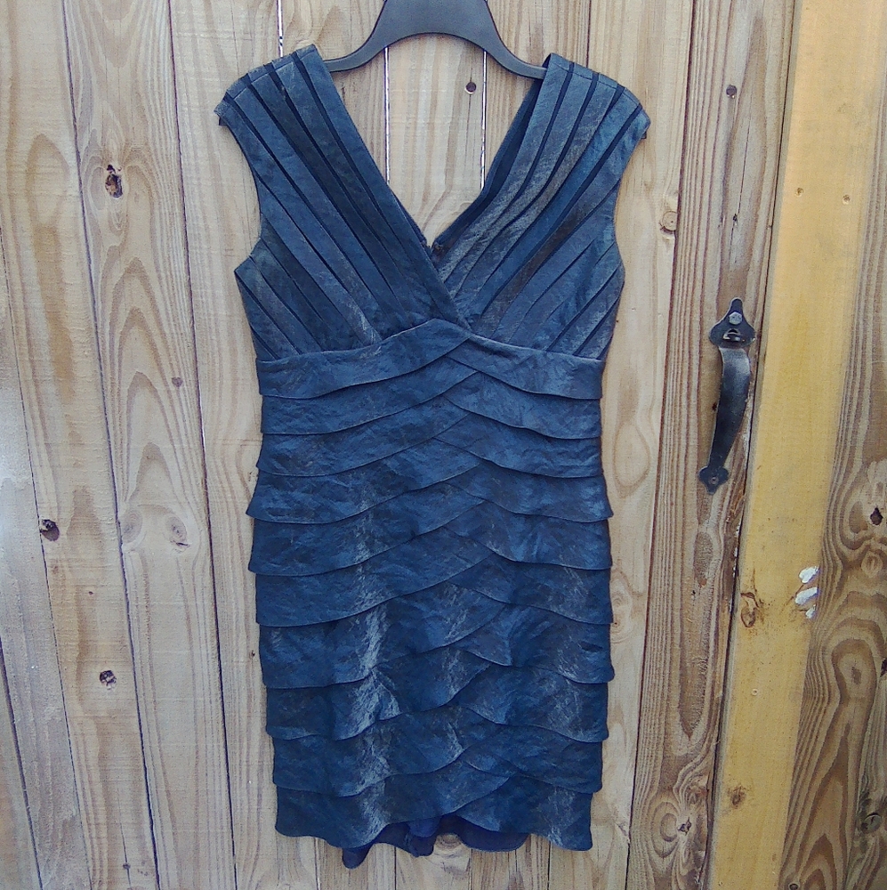 Adrianna Papell 🍀 dress blue woman 10P